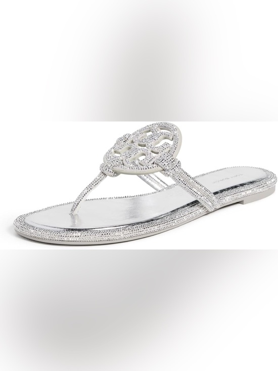 Tory Burch Shoes - Tory Burch NWOT Miller Knotted Pave Sandals Women’s Sz 12